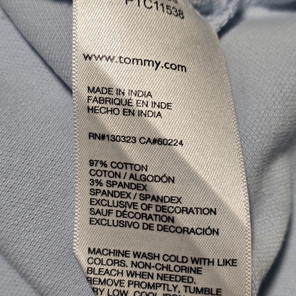 Boys Size 7 Tommy Hilfiger Polo Shirts Bundle - White, Blue, Gray - Picture 11 of 16